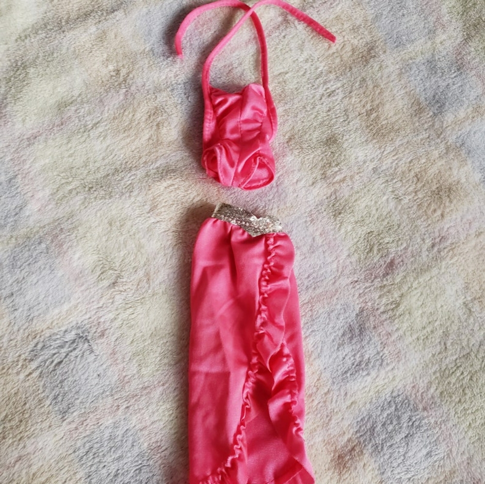 Vintage Mattel 80's Twirly Curls Barbie Outfit